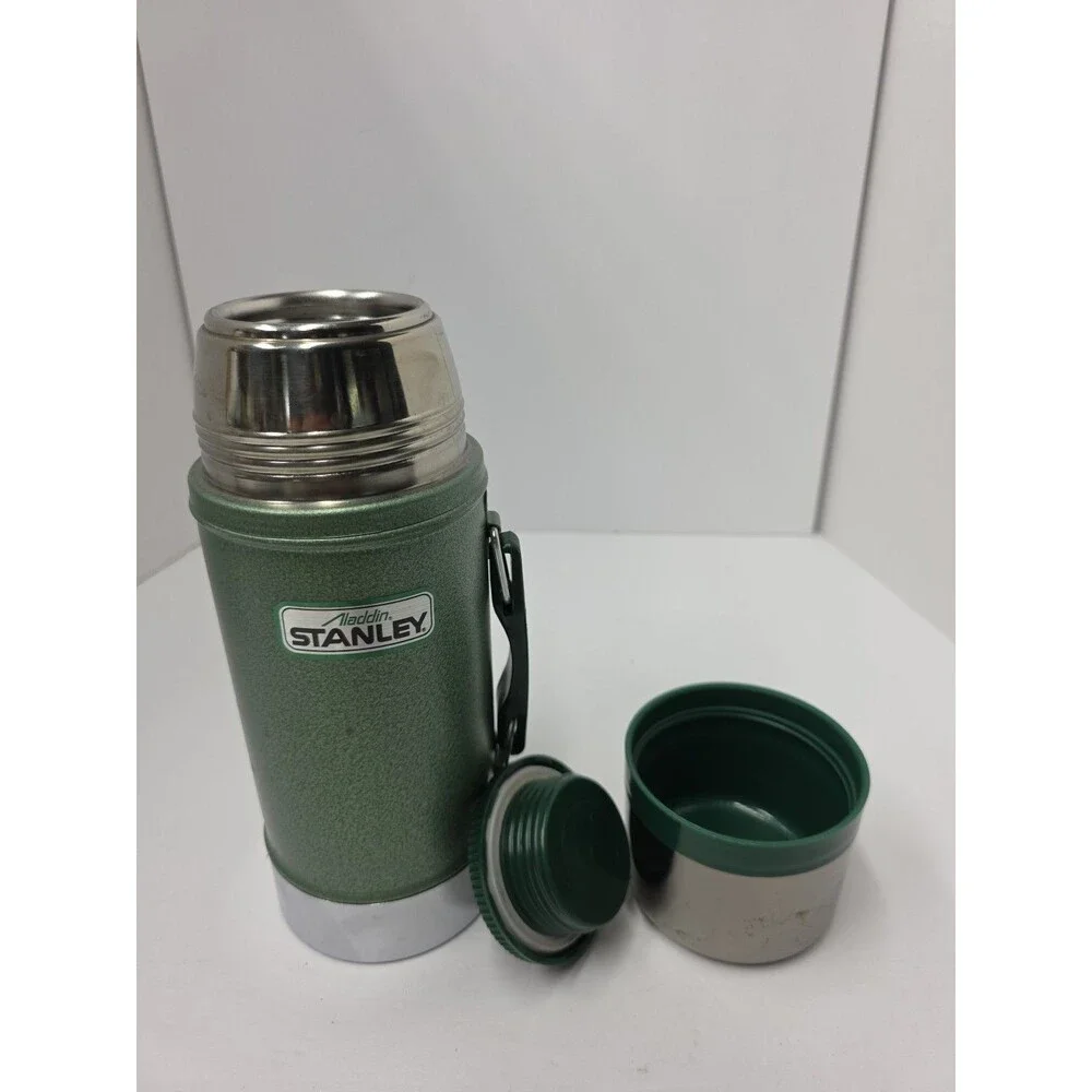Stanley Classic Green Stainless  24 oz Hot Cold Aladdin A-1350B - Picture 4 of 4